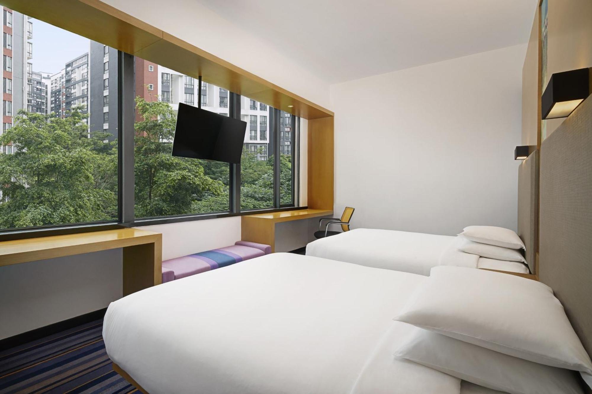 Aloft Guangzhou University Park Bagian luar foto