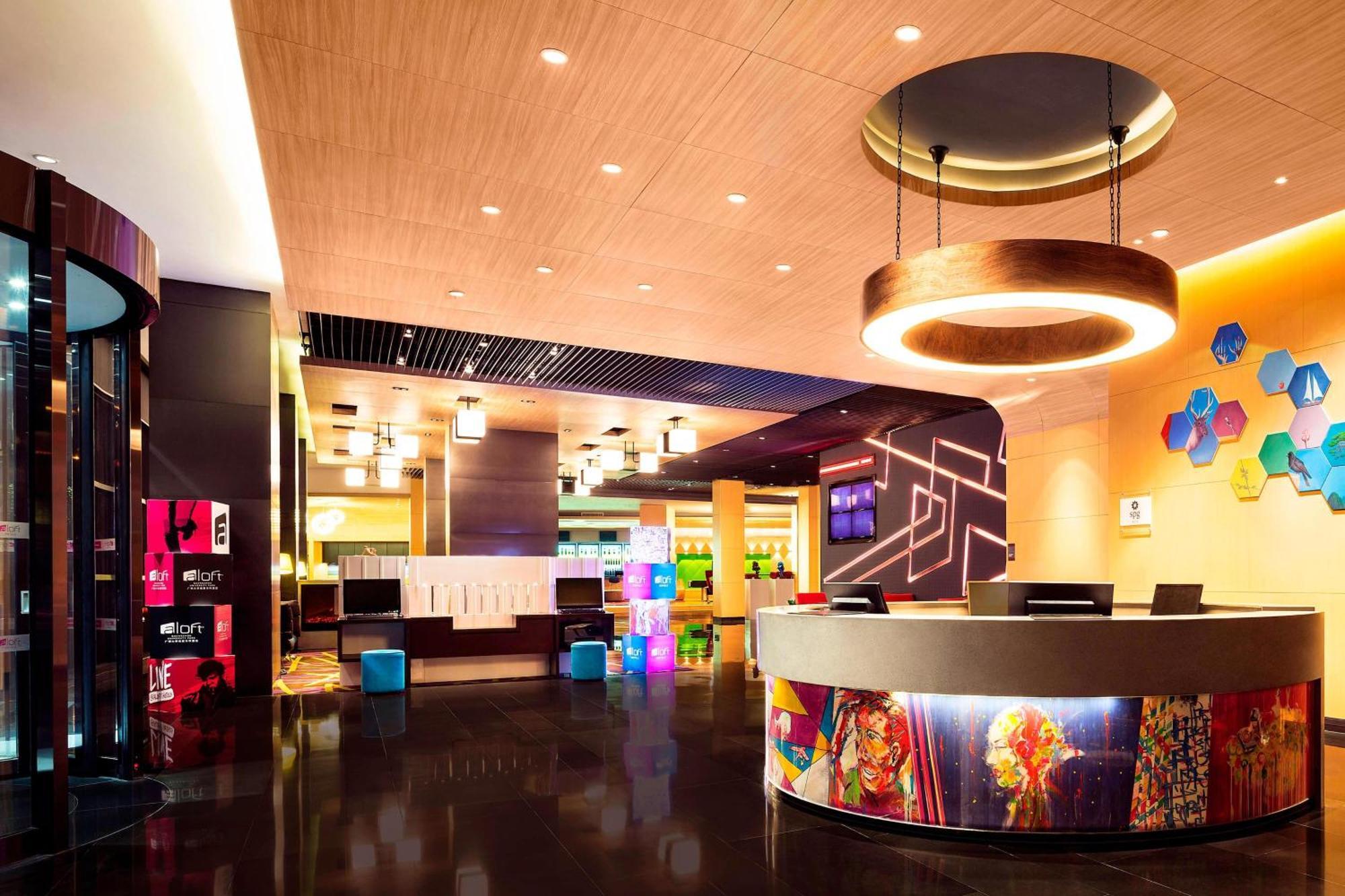 Aloft Guangzhou University Park Bagian luar foto