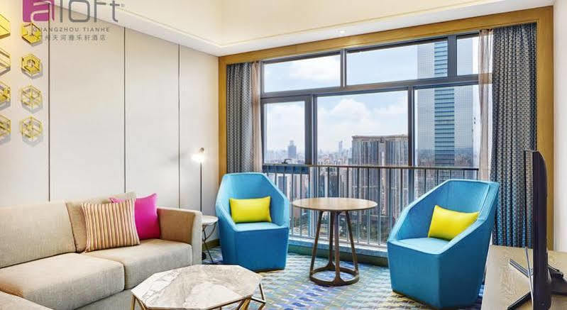 Aloft Guangzhou University Park Bagian luar foto