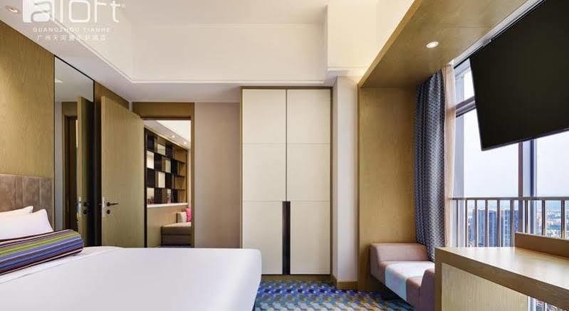 Aloft Guangzhou University Park Bagian luar foto