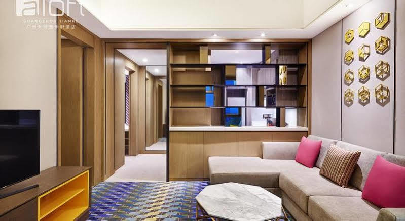 Aloft Guangzhou University Park Bagian luar foto