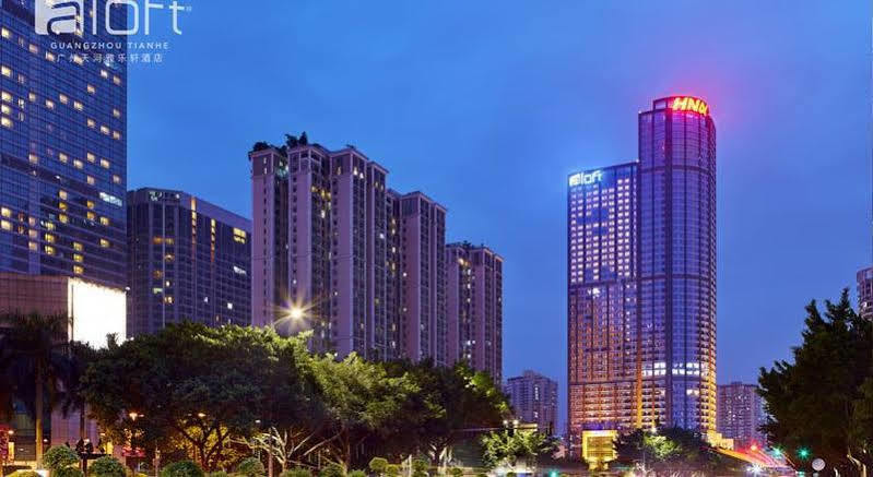 Aloft Guangzhou University Park Bagian luar foto