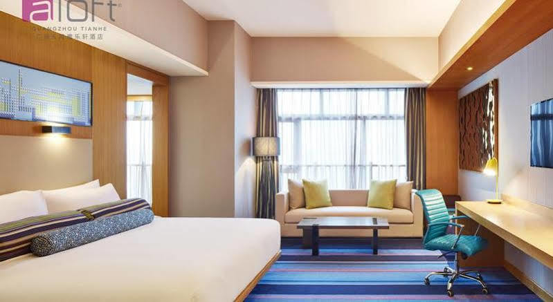 Aloft Guangzhou University Park Bagian luar foto