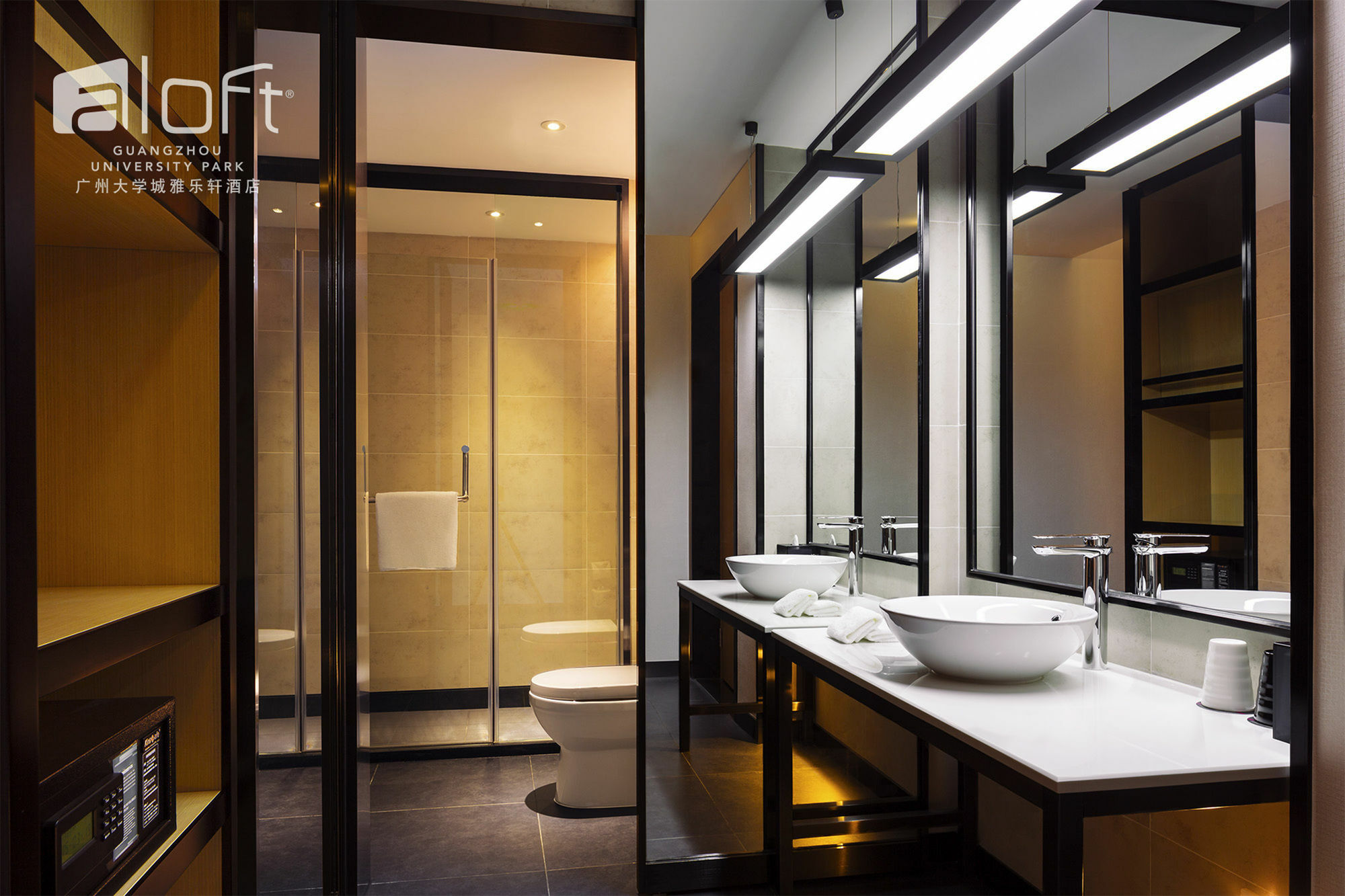 Aloft Guangzhou University Park Bagian luar foto