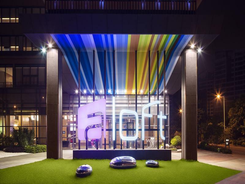 Aloft Guangzhou University Park Bagian luar foto