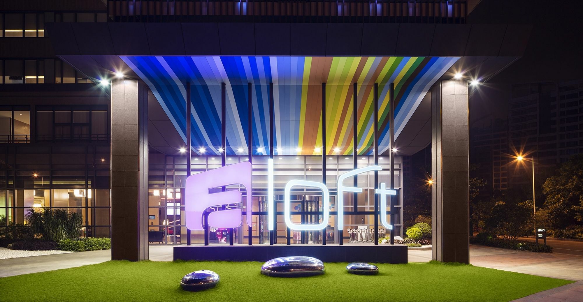 Aloft Guangzhou University Park Bagian luar foto